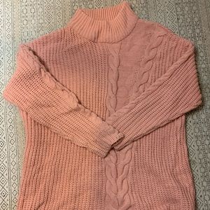 Peachy Pink Knit Sweater